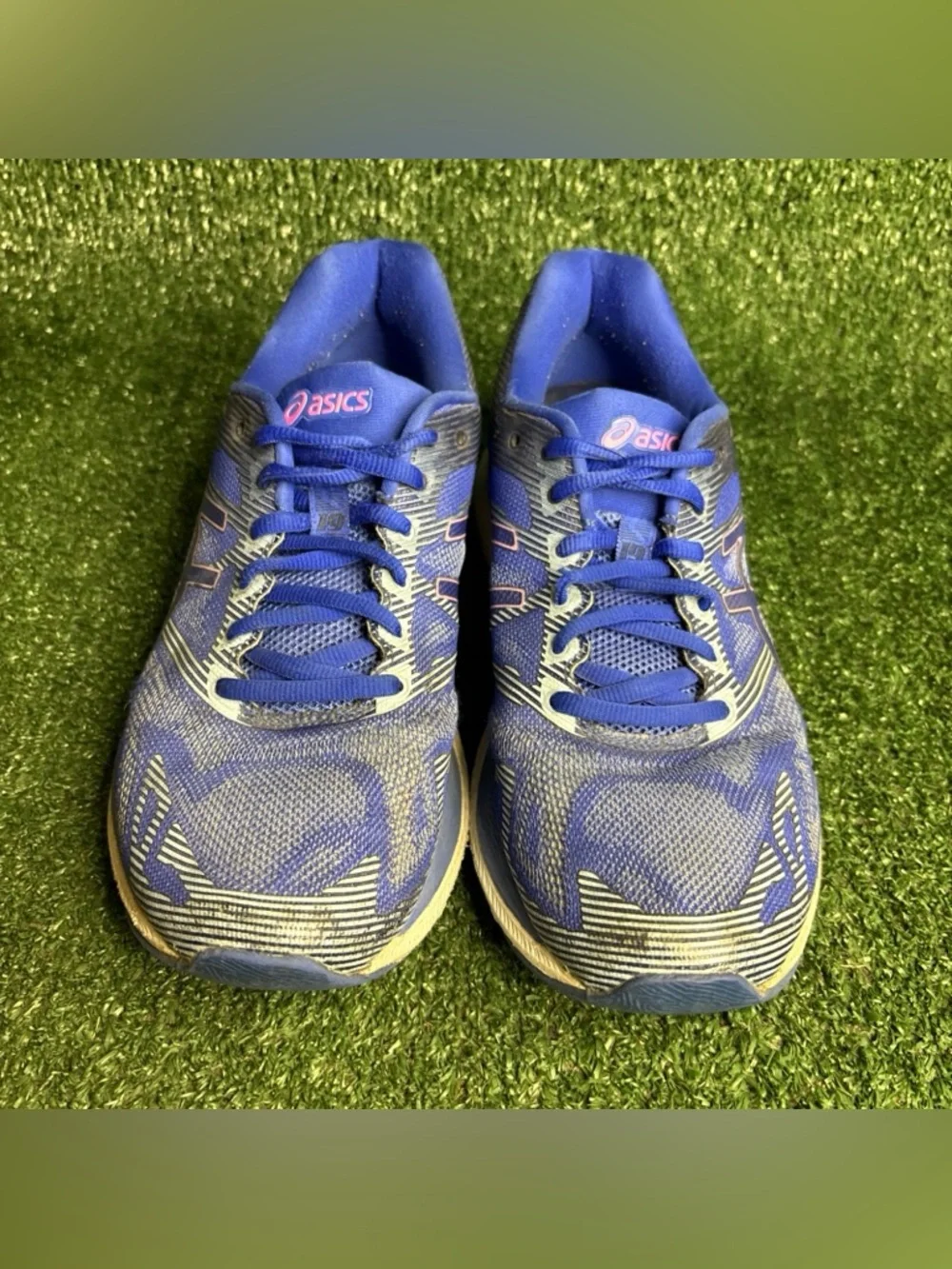 ASICS Gel-Nimbus 19‎ Women's Running Athletic Sneakers T750N Blue Size 8.5
